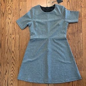 Black and grey dress